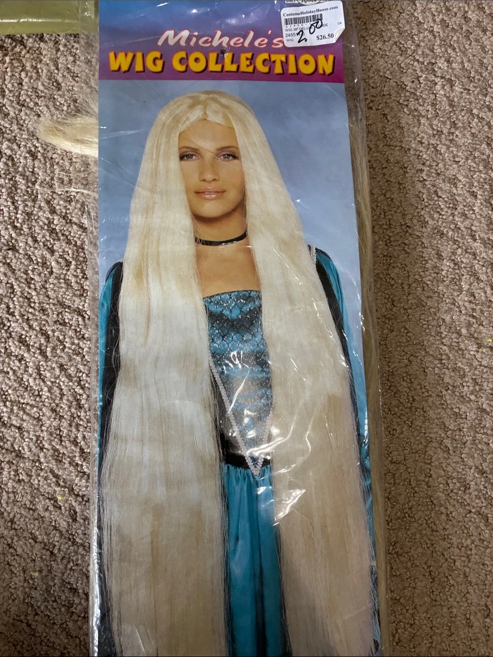 Michele Deluxe Super Long Blonde Wig - 38